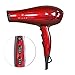 Wazor 1875W Hair Dryer Ceramic Negative Ionic Blow Dryer With 2 Speed and 3 Heat Settings Cool Shot Button Red