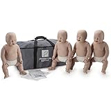 Prestan Professional Infant CPR-AED Training Manikins 4- Pack Medium Skin (without CPR Monitor)