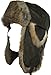 Klondike Sterling Leather Hat Rabbit Fur Trooper Winter Ski Brown 9H6619