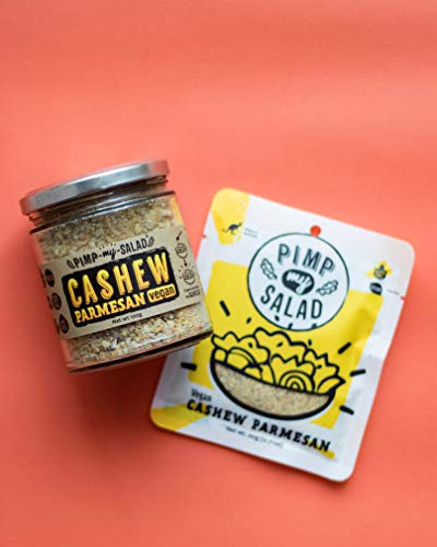 PIMP MY SALAD Vegan Cashew Parmesan Cheese Substitute | Keto, Gluten Free, Paleo, Dairy Free | Meal & Salad Toppings Made with Whole Food Ingredients | 12 Single Serve Packets - Thumbnail 5