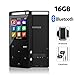 MP3 Player, MP3 Player with Bluetooth, 16GB Portable Digital Music Player with FM Radio/Recorder, HiFi Lossless Sound Quality, Music Direct Recording, Expandable up to 128GB TF Card, with Armband
