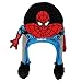 Marvel Boys' Little Spiderman Squeeze and Flap Fun Cold Weather Hat, Multi/Color, Age 4-18