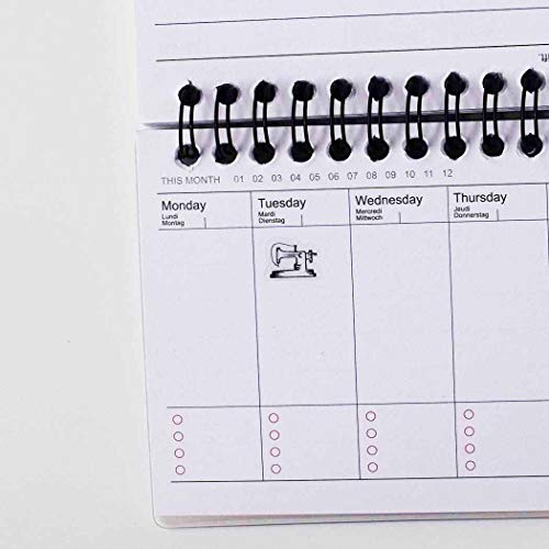 Sewing Planner Stickers, 120 Clear Sewing Machine Craft Planner Labels Scrapbooking Crafting Stickers - Thumbnail 4