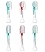 Bobohome Kids Sonic Care Replacement Toothbrush Heads Compatible with Philips Sonic Care Kids Series Electric Toothbrush (3 Pack Small+3 Pack Standard)