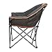 Suntime Moon Camping Chair, Leisure Portable Stable Comfortable Folding Saucer Chair and Sofa Chair for Camping, Hiking, Fishing, Carry Bag Included