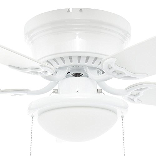 Hugger 52 in. White Ceiling Fan - Image 7