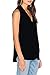Fixmatti Girl 2017 Summer Fashion V Neck Sleeveless Satin Loose Fit Blouse Shirt