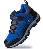 DADAWEN Kids Waterproof Outdoor Hiking Athletic Sneakers Running Shoes