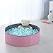 PlayMaty Ball Pits - Folding Portable Baby Kids Play Ball Pool Double Layer Oxford Cloth Not Need to Inflate Stable Ball Pool for Toddler (Balls Not Included) (Pink)