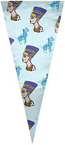Ancient Egypt Women And Cute Puppy12"x30" Pennant Banner Triangle Flag Banner Pennant Bunting Decoration For Party/ Wedding/ Birthday