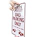 Sano Naturals Dad Gifts - World's Greatest Dad Parking Only - Gifts for Dad - Best Dad Gifts Keychain for Dad from Daughter and Son