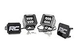 Rough Country - 70903BL - 2-inch Black Series CREE LED Square Lights (Pair) for Anywhere You Can Mount It