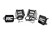 Rough Country - 70903BL - 2-inch Black Series CREE LED Square Lights (Pair) for Anywhere You Can Mount It