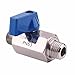 DERNORD Stainless Steel Ball Valve - 1/4 Inch NPT Thread Male Small Mini Ball Valve (1/4