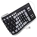 BONUSIS Foldable Silicone Keyboard Flexible Keyboard Roll Up Keyboard USB Wired Soft Waterproof Silica Gel Computer Keyboard (103 Keys) for PC Laptop Notebook [Black]