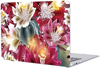 MacBook Pro 13 inch Case 2017 &amp; 2016 Release A1706/A1708, Salmen Hard Protective Matte Shell and Keyboard Cover for Newest Apple Mac book Pro 13.3" with/without Touch Bar (Cactus flower 01)