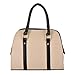 Handbag Shoulder Bag Hot Womens Vintage Messenger Tote with Bow (Beige-A)