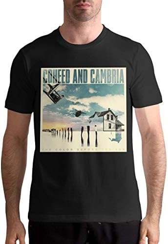 Coheed and Cambria The Color Before The Sun Mens Teen and Adult Crew Neck T-Shirts 4XL Black