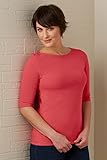 Fair Indigo Half Sleeve Fair Trade Organic Boat Neck Tee