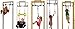Kids Deluxe with Indoor Swing, Plastic Rings, Trapeze Bar, Climbing Ladder, and Swinging Rope