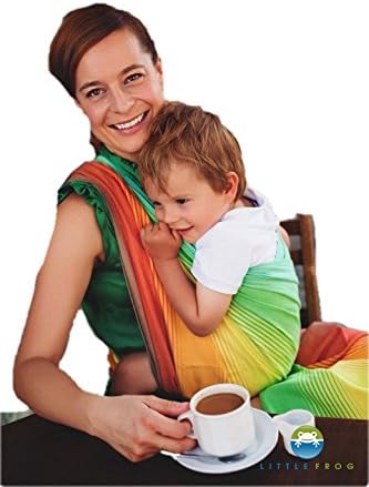 Baby Wrap Little Frog Sunny Ammolite, 5.2m Size 7 Woven Carrier