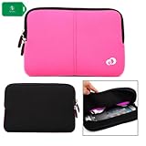 PORTABLE PROTECTIVE NEOPRENE SLEEVE in PINK for COBY Kyros Internet Tablet MID8065 (tablet - Android 4.0 - 8 GB - 8