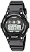 Casio Classic Quartz Resin Casual Watch, Color:Black (Model: W-214HC-1AVCF
