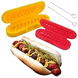 Curl-A-Dog BBQ Spiral Grilling Hot Dog Sausage Slicers