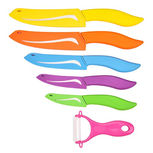 5 Ceramic+Kitchen+Sheath+Covers+Peeler
