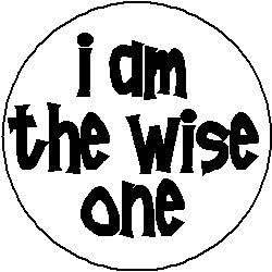 Quantity 100 Passover - I AM THE WISE ONE - 1.25" Pinback Buttons Pins Seder Jewish Humor Funny