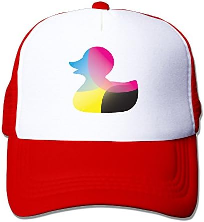 Rubber Duckies Print Colorful ChildrenFunny Mesh Caps - Adjustable Hats
