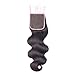Allrun Hair 7A Brazilian Body Wave 3 Bundles with Free Part Lace Closure 100% Unprocessed Human Hair Weave Extensions Bundles with 4×4 Closures (18 20 22+18