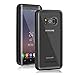 Samsung Galaxy S8 Waterproof Case, Meritcase Galaxy S8 IP68 Waterproof Full Body Dustproof Shockproof Case with Kickstand Iris Recognition Touch ID for Swimming Surfing Diving 5.8 inch-- BLACK/CLEAR