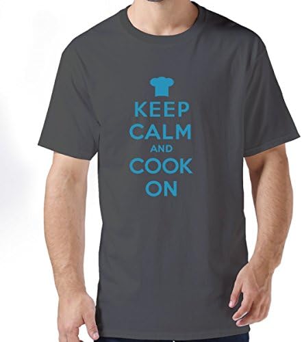 Keep Calm And Cook On Deep Heathe Tee Shirts's Crew-Neck Tee Shirts M