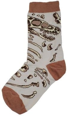 Dino Bones Adult Socks- Large