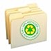 Smead 100% Recycled File Folder, 1/3-Cut Tab, Letter Size, Manila, 100 Per Box (10339)