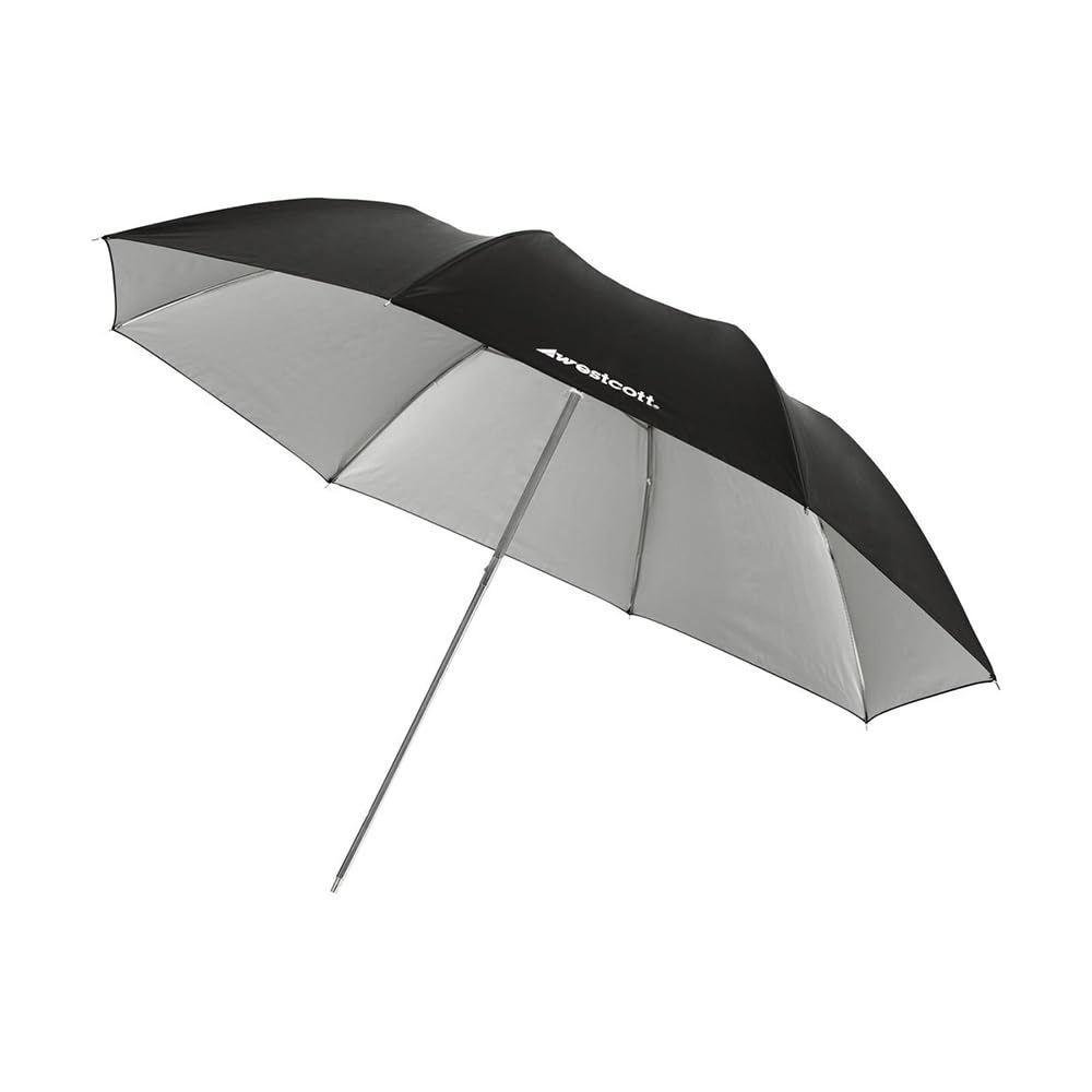 Westcott 2002 43-Inch Soft Silver Collapsible Umbrella