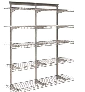 heavy shelves duty wire pantry storage garage adjustable mount shelf kitchen