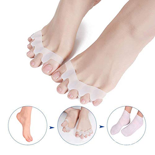 image for Feeke 8PCS) Bunion Corrector, Toe Straightenen,Gel Toe Separator, Toe 