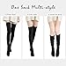 1 Piar Thigh High Socks,Over Knee Socks for Women Girl,Crochet Long Socks Leg Warmer Legging(Black)