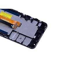 Nueva visualización LCD táctil digitalizador reemplazo de visualización con marco para HTC Desire 530 530 G, color negro