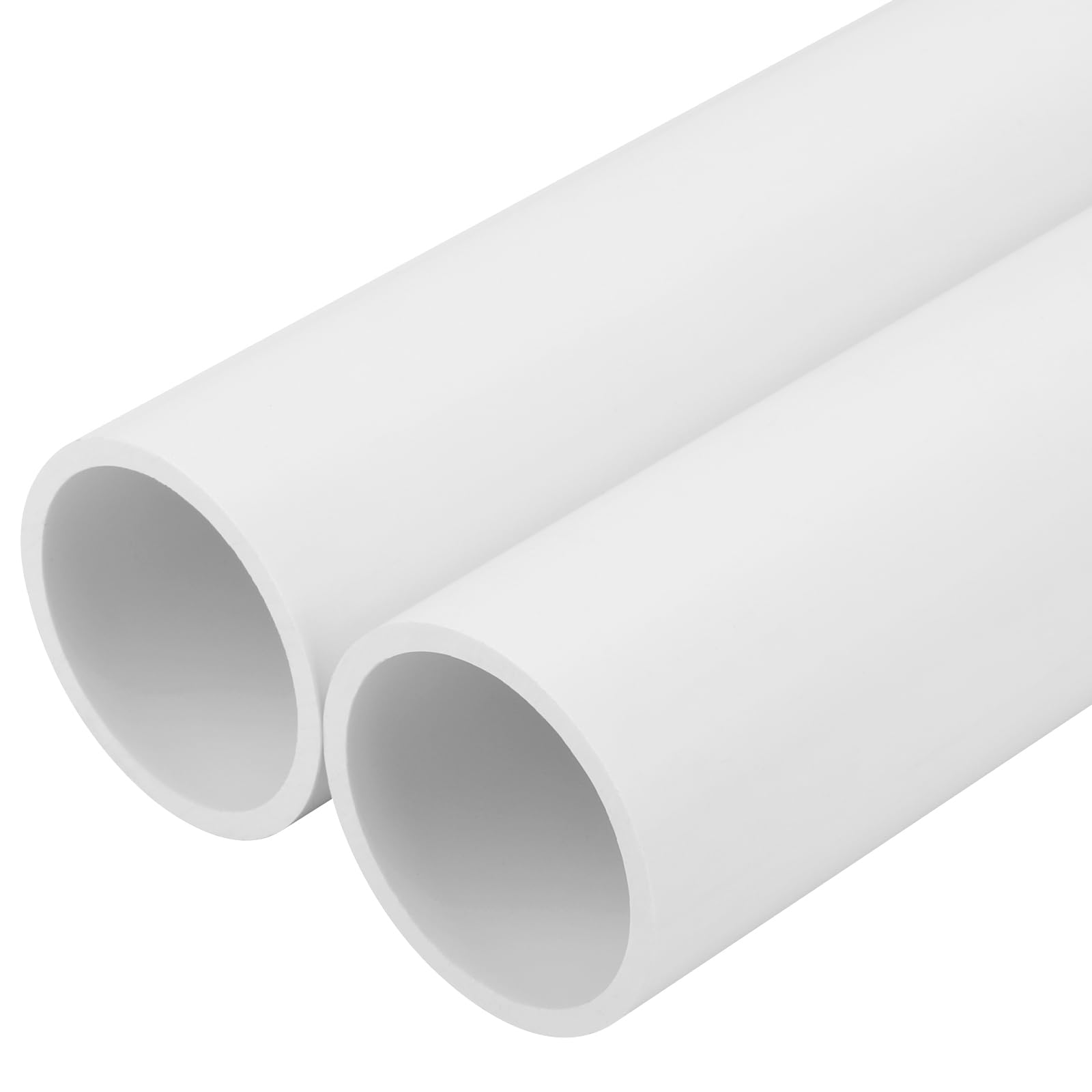 Photo 1 of CKVIHAV 2Pcs 2 Inch PVC Pipe 17" Long White Sch40 Industrial PVC Pipes for Home DIY, Greenhouse, Garden, Farm, Workshop, Furniture Grade(2" x 17"L)