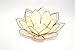 World Buyers Capiz Tea Light Holder, Three Rings of Translucent capiz Shell Petals-Flickering Light Decor Measures 5