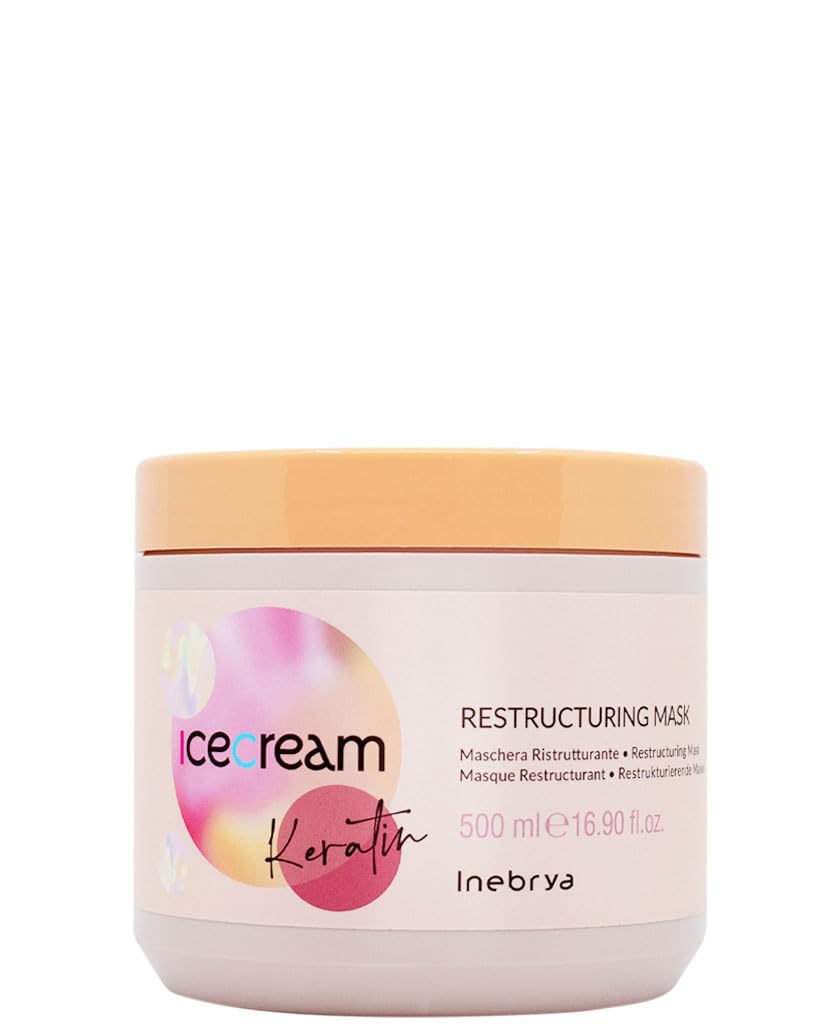 INEBRYA Ice Cream Keratin Restructuring Mask - 500 ML