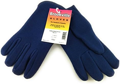 Men's Gloves By Brookville Vellux Lined Jersey Slip-On Gloves, 100% Cotton, Large