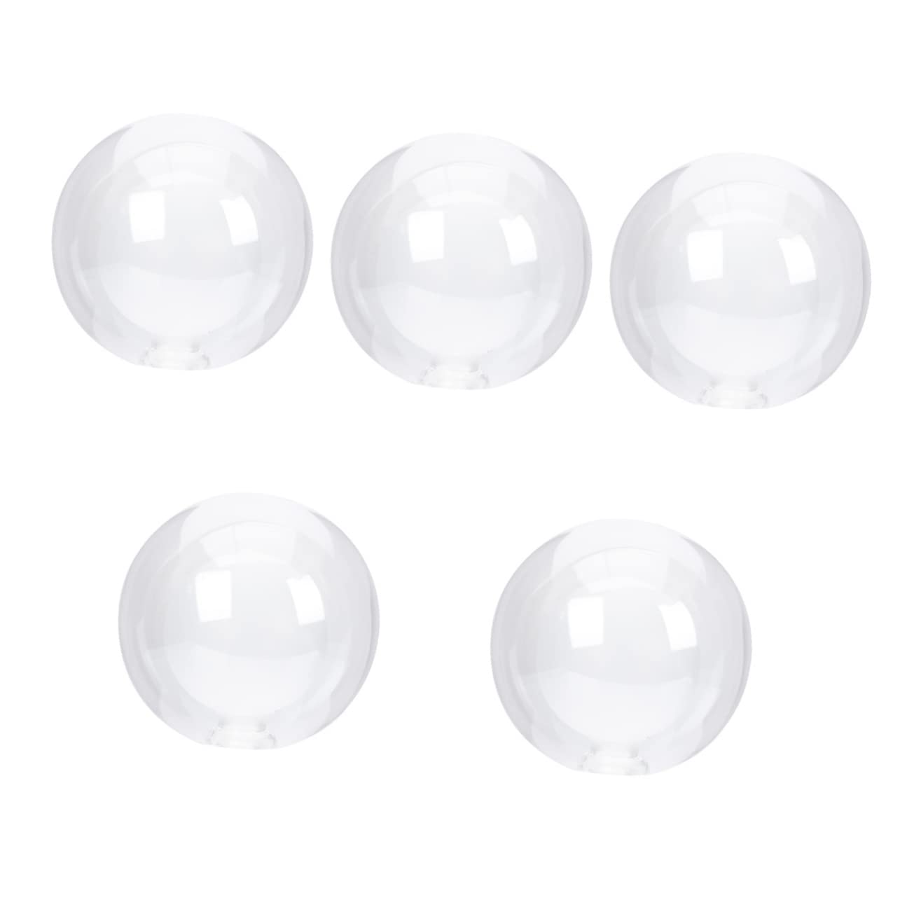 OSALADI 5pcs Glass Lampshade G4 Chandeliers Wall Lamp Shade Glass Globe Lampshade Vanity Light Covers Modern Small for Floor Pendant Lamps