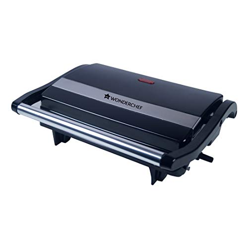 Buy Wonderchef 63152642 Sanjeev Kapoor 640 Watt Grill Sandwich Maker Tandoor Mini Black Online At Low Prices In India Amazon In