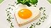 HIC Kitchen Non-Stick Egg and Pancake Cooking Rings, Heart Shaped, Non-Stick Carbon Steel; PFOA and BPA Free, Set of 4