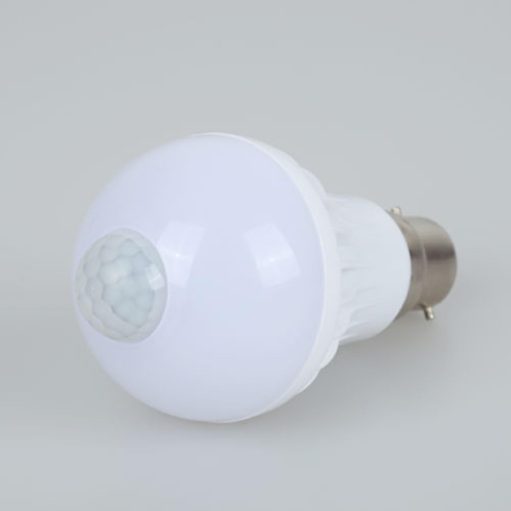 Scoolr B22 9W LED PIR Infrared Motion Sensor Bulb Auto Switch Night Light Energy Saving Light for Indoor Outdoor Porch Hallway Home Kitchen Stairs Night Light (B22 9W) - Image 5
