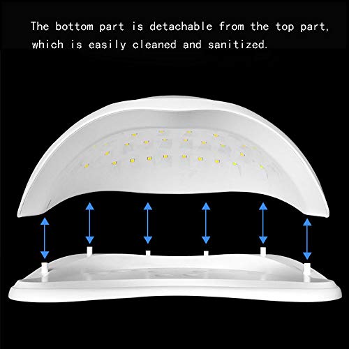 Professional Upgrade Design Nail Dryer 72W Big Space UV LED Nail Gel Polish Curing Lamp, with Fast Dryer Technology